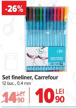 Carrefour Set fineliner, Carrefour Ofertă