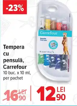 Carrefour Tempera cu pensulă, Carrefour Ofertă