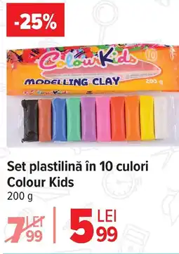 Carrefour Set plastilină în 10 culori Colour Kids Ofertă