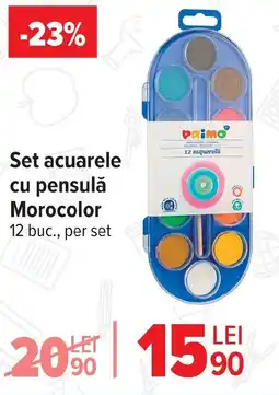 Carrefour Set acuarele cu pensulǎ Morocolor Ofertă