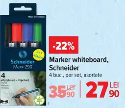 Carrefour Marker whiteboard, Schneider Ofertă