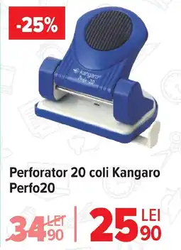 Carrefour Perforator 20 coli Kangaro Perfo20 Ofertă