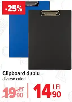Carrefour Clipboard dublu Ofertă
