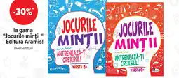 Carrefour La gama "Jocurile minții - Editura Aramis! Ofertă