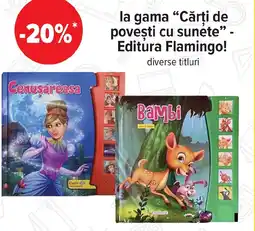 Carrefour La gama "Cărți de poveşti cu sunete" Editura Flamingo! Ofertă