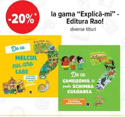 Carrefour La gama "Explică-mi❞ - Editura Rao! Ofertă