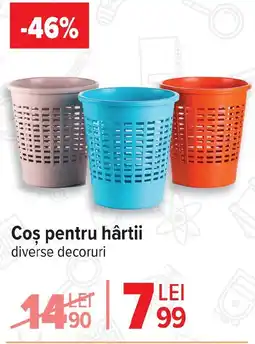 Carrefour Coş pentru hârtii Ofertă