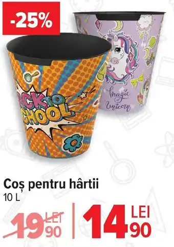 Carrefour Cos pentru hârtii Ofertă