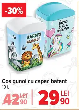 Carrefour Coş gunoi cu capac batant Ofertă
