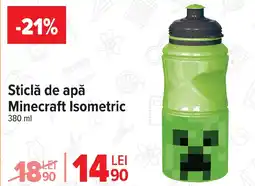 Carrefour Sticlă de apă Minecraft Isometric Ofertă
