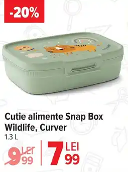Carrefour Cutie alimente Snap Box Wildlife, Curver Ofertă