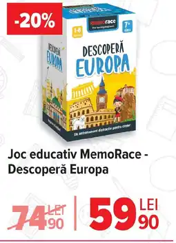 Carrefour Joc educativ MemoRace - Descoperă Europa Ofertă