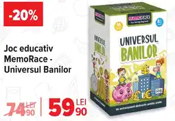 Carrefour Joc educativ MemoRace - Universul Banilor Ofertă