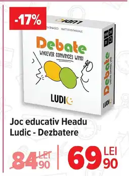 Carrefour Joc educativ Headu Ludic-Dezbatere Ofertă