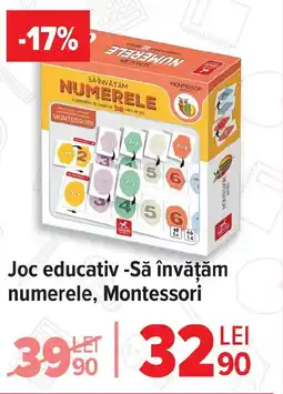 Carrefour Joc educativ -Să învăţăm numerele, Montessori Ofertă