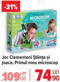 Carrefour Joc Clementoni Știința și joaca, Primul meu microscop Ofertă