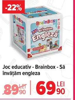 Carrefour Joc educativ - Brainbox - Să învăţăm engleza Ofertă