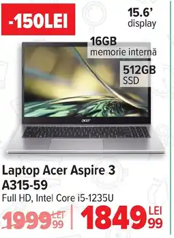 Carrefour Laptop Acer Aspire 3 A315-59 Ofertă