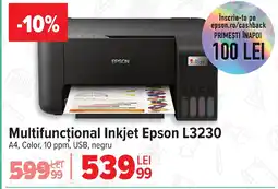 Carrefour Multifuncțional Inkjet Epson L3230 Ofertă