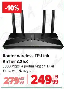 Carrefour Router wireless TP-Link Archer AX53 Ofertă