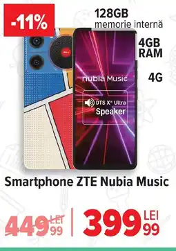 Carrefour Smartphone ZTE Nubia Music Ofertă