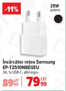 Carrefour Încărcător rețea Samsung EP-T2510NBEGEU Ofertă