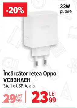 Carrefour Încărcător rețea Oppo VCB3HAEH Ofertă