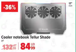 Carrefour Cooler notebook Tellur Shade Ofertă