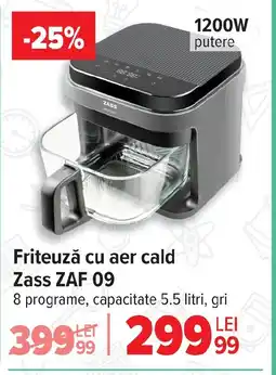 Carrefour Friteuză cu aer cald Zass ZAF 09 Ofertă