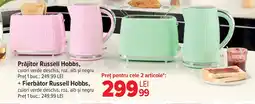 Carrefour Prăjitor Russell Hobbs, + Fierbător Russell Hobbs Ofertă