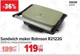 Carrefour Sandwich maker Rohnson R2122G Ofertă