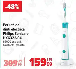 Carrefour Periuţă de dinți electrică Philips Sonicare HX6322/04 Ofertă