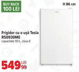 Carrefour Frigider cu o uşă Tesla RS0930ME Ofertă