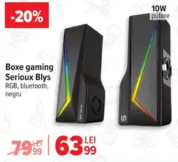 Carrefour Boxe gaming Serioux Blys Ofertă