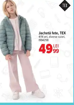 Carrefour Jachetă fete, TEX Ofertă