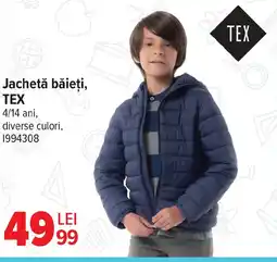 Carrefour Jachetă băieţi, TEX Ofertă
