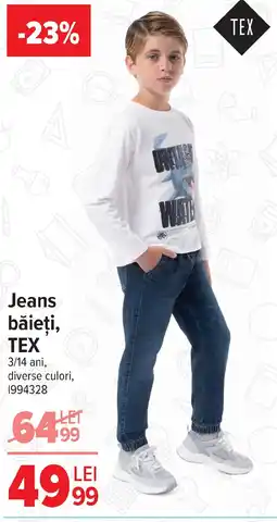 Carrefour Jeans băieţi, TEX Ofertă
