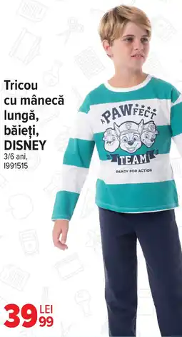Carrefour Tricou cu mânecă lungă, băieţi, DISNEY Ofertă