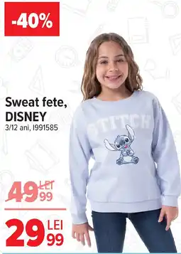 Carrefour Sweat fete, DISNEY Ofertă