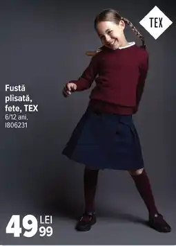 Carrefour Fustă plisată, fete, TEX Ofertă