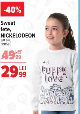 Carrefour Sweat fete, NICKELODEON Ofertă