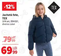 Carrefour Jachetă fete, TEX Ofertă