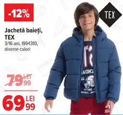 Carrefour Jachetă baieți, TEX Ofertă