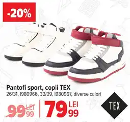 Carrefour Pantofi sport, copii TEX Ofertă