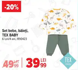 Carrefour Set bebe, băieţi, TEX BABY Ofertă