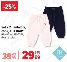 Carrefour Set x 2 pantaloni, copii, TEX BABY Ofertă