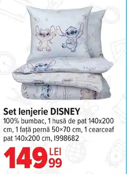 Carrefour Set lenjerie DISNEY Ofertă