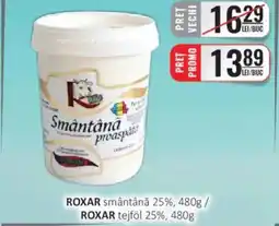 CBA ROXAR smântână 25% Ofertă