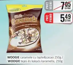 CBA WOOGIE caramele cu lapte&cacao Ofertă
