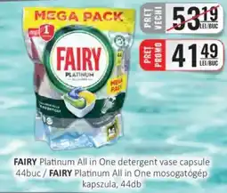 CBA FAIRY Platinum All in One detergent vase capsule Ofertă